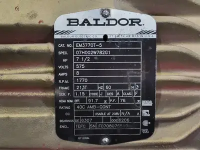 USED BALDOR EM3770T-5
