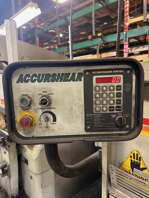 Accurshear 625010 Hydraulic Power Squaring Shear .25″ x 10′