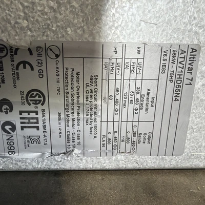 USED Schneider ATV71HD55N4