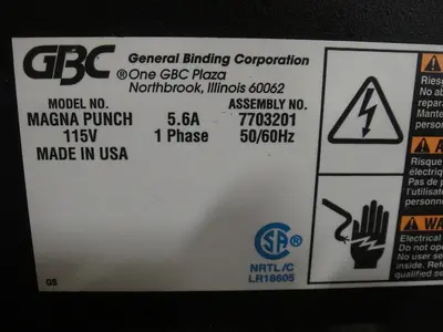 USED GBC MAGNA