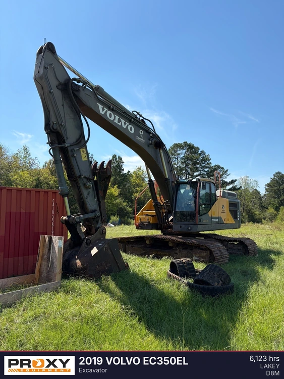 Used 2019 VOLVO EC350EL Crawler Excavators Texas US | Proxy Equipment #1663452