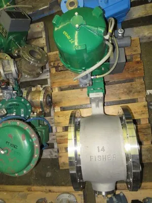Fisher 14" V150 V-Ball Control Valve