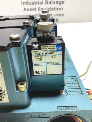 MAC 6341D-000-PM-113DA – PME-113DABE Solenoid Valve 110/120V 50/60Hz 6.8W 25-150PSI