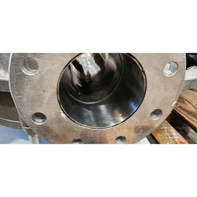 Used Reimelt GmbH 4" Single-channel Stainless Steel Tunnel Diverter Valve