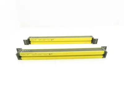 Contrinex Light Curtain Sender Receiver Set 14mm Res. 3.5M Range 49 Beam 400mm