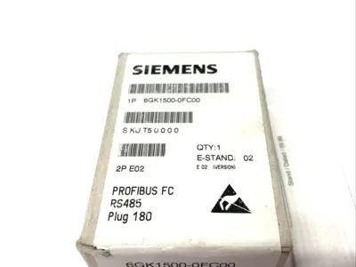 New | in-Stock Siemens PROFIBUS FC RS 485 Connector Plug 180, Axial Outlet Electrical Fittings Michigan US | Maverick Industrial Sales #1401906