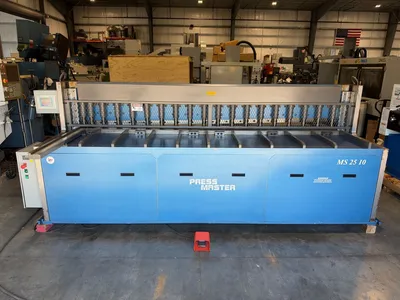 Used 2009 PRESSMASTER MS-25-10 Power Squaring Shears (Inch) Florida US | GMT #1560579