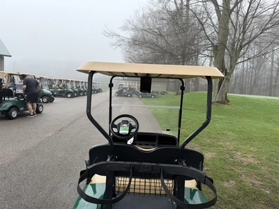 (1) 2017 E-Z-Go golf cart with a Kawasaki gas engine, model 625111G01, does not include Club canopy,...