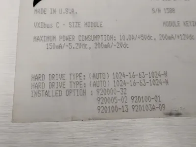 USED National Instruments VXIPC-486 Model 599