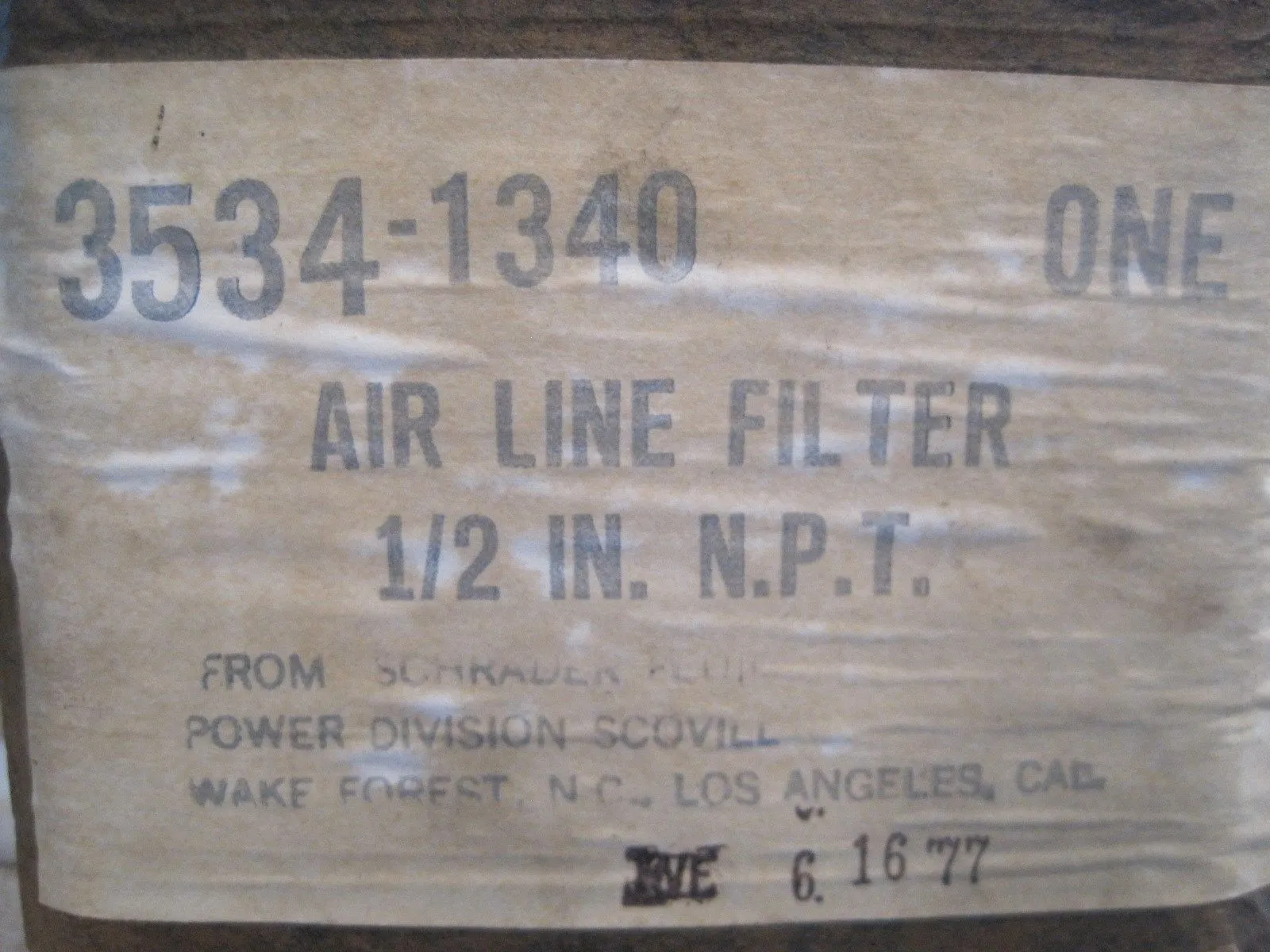 NEW SCHRADER 3534-1340 FILTER 35341340