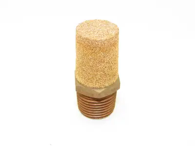 Pneumatic Brass Exhaust Muffler Filter 1/2" Male Lot of 16