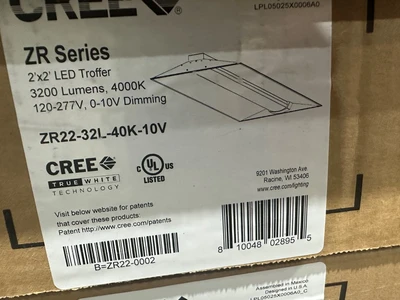 CREE 2' X 2' LED CEILING LIGHTS - 3200 LUMENS