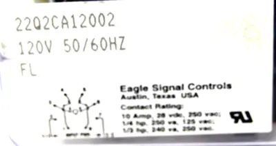 NEW EAGLE SIGNAL CONTROLS 22Q2CA12002 RELAY