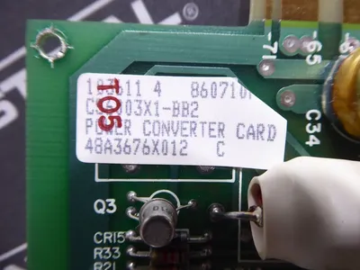 Fisher 48A3676X012 Provox Calibrator Power Converter Card Rev. C Used