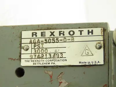 Rexroth/Hydronorma GP45-4-A 502|AGA-5055-0-B Hydraulic Directional Valve Stack