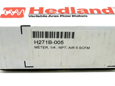 NEW HEDLAND H271B-005 FLOW METER 1/4" H271B005