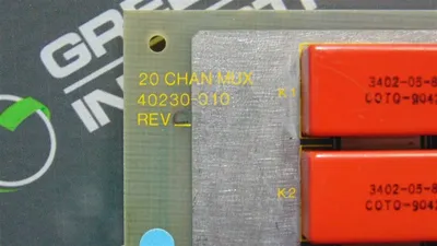 Acurex Corporation 40230-010 20 Channel Mux Board Rev. C Used