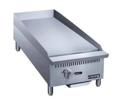 New | in-Stock Dukers New Dukers DCGM12 12 in. W Flat Top Griddle with 1 Burners Commercial Flat Top Griddles Illinois US | Falcon Restaurant Supply #1376278