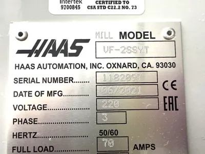 2021 HAAS VF-2SSYT Vertical Machining Centers CNC | CNC EXCHANGE (11)