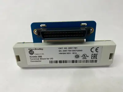 Used ALLEN BRADLEY KINETIX 300 TERMINAL I/O BLOCK FOR CONNECTOR Connector Accessories | Maverick Industrial Sales #1104886