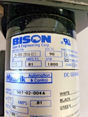 USED BISON Gear Motor Bison