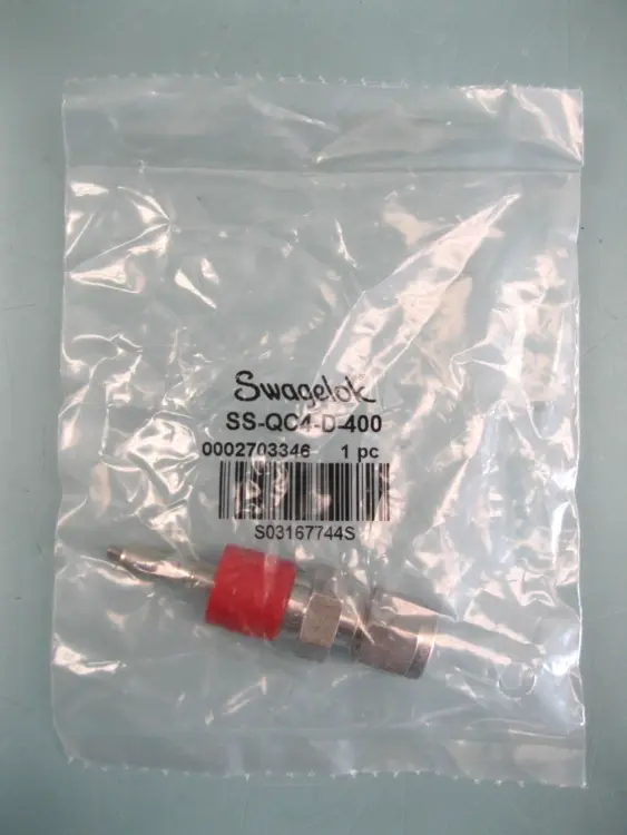 New | in-Stock Swagelok SS-QC4-D-400 Valves/Fittings New Hampshire US | Bitter End Trading #1127091
