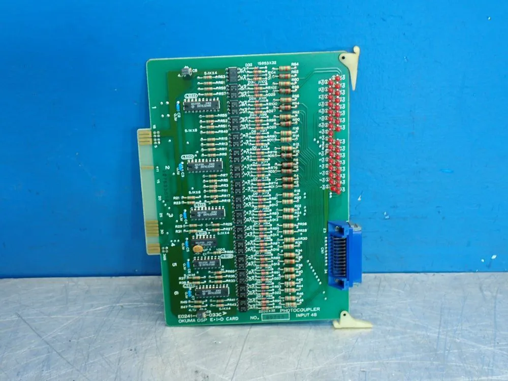 Used OKUMA E0241653033C PLC Input & Output Ohio US | HGR 24 #1064725