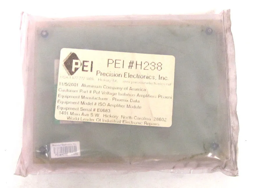 NEW PRECISION ELECTRONICS INC. H238-11056 ISO AMPLIFIER MODULE