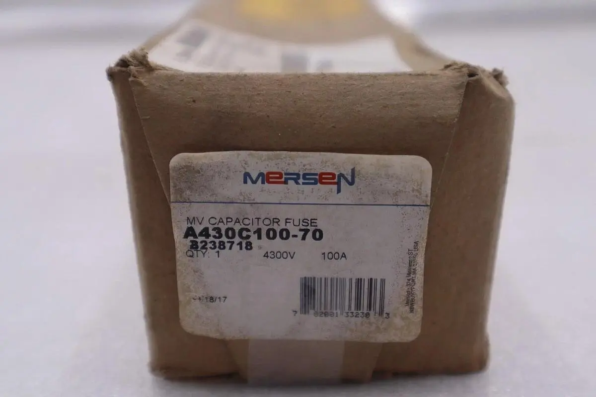 Mersen Electrical Power Medium Voltage Fuse A430C100-70 New Open Box Stock #3625