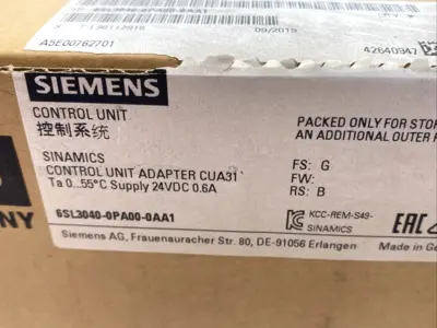 USED SIEMENS SINAMICS CUA31 CONTROL UNIT ADAPTER 24VDC