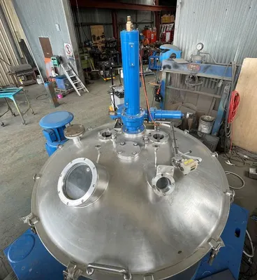 Ferrum DSZ-UR 1250/630 perforate basket centrifuge, 316SS.