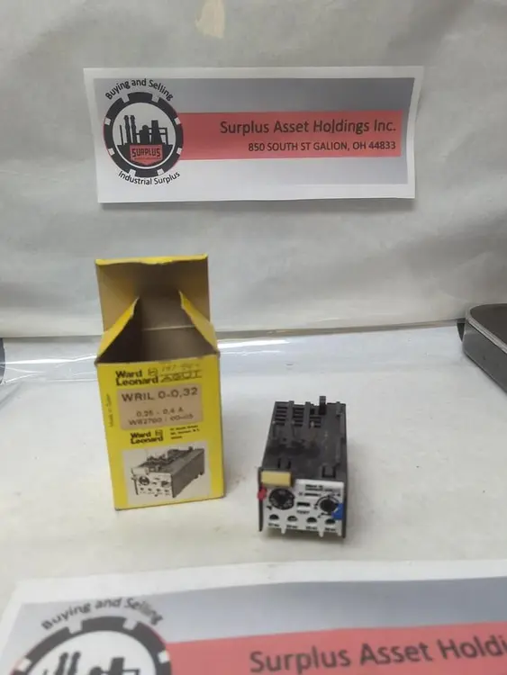 New | in-Stock WARD LEONARD WRIL 0-0,32 Miscellaneous Equipment (Electrical & Power) | Surplus Asset Holdings #1202131