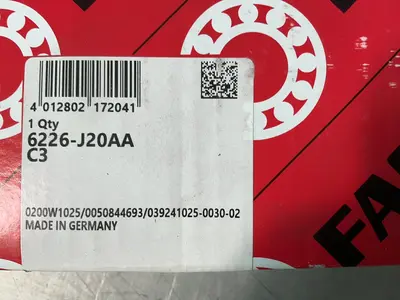 New | in-Stock FAG 6226J20AA C3 Tooling & Accessories (Other) Ohio US | HGR 24 #1453768