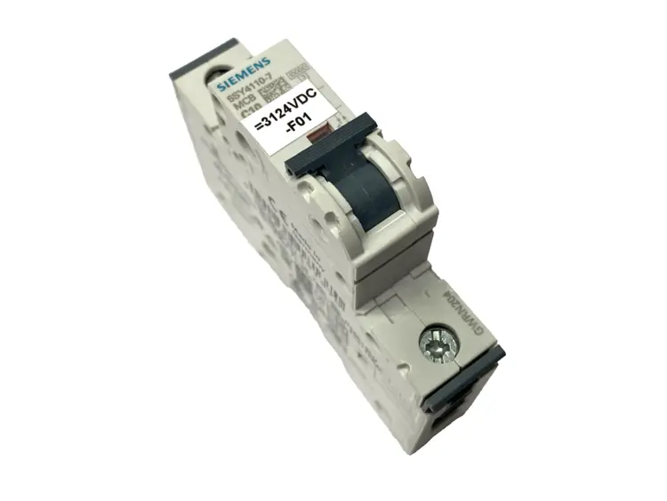 Used SIEMENS MINIATURE CIRCUIT BREAKER 1-POLE 230/400V 10A Circuit Breakers | Maverick Industrial Sales #1105947