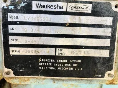 USED WAUKESHA L7042GSIU