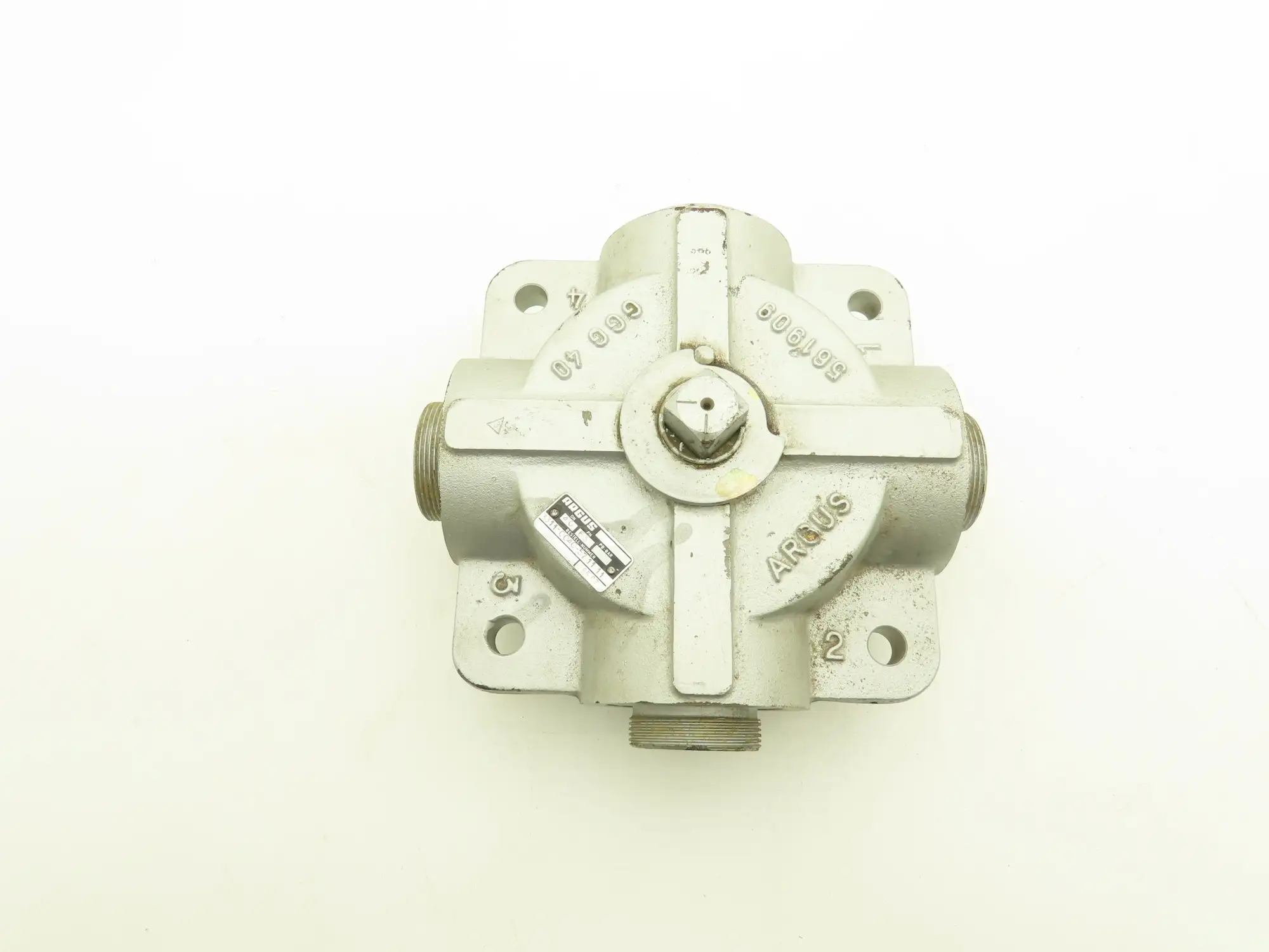 Argus 3311-0040-571111 3-Way Diverter Ball Valve Block DN40 1-1/2"NPS