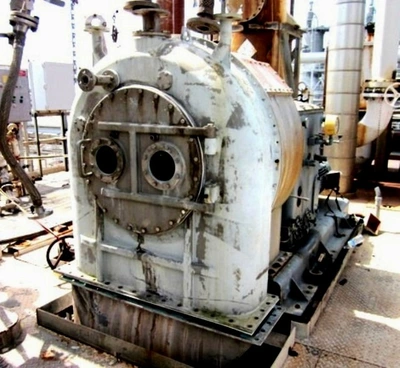 (3) Krauss-Maffei SZ 90-1-L pusher centrifuges, 316SS.