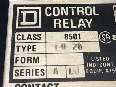 USED SQUARE D 8501-L0-20