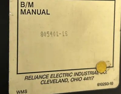 USED RELIANCE 805401-1S