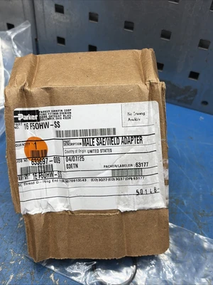 New | in-Stock Parker Hannifin 16F50HW-SS Valves/Fittings Indiana US | J&J Industrial Supply #1388187