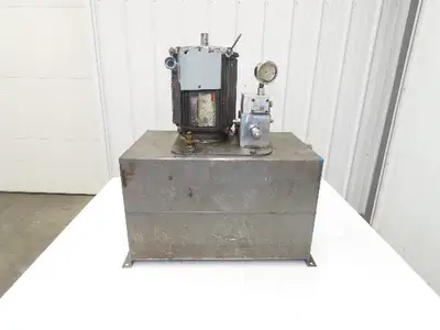 Haldex 6W632 Hydraulic Power Unit 15 Gal Tank 2.5gpm 3000psi 5Hp 230/460V 3PH