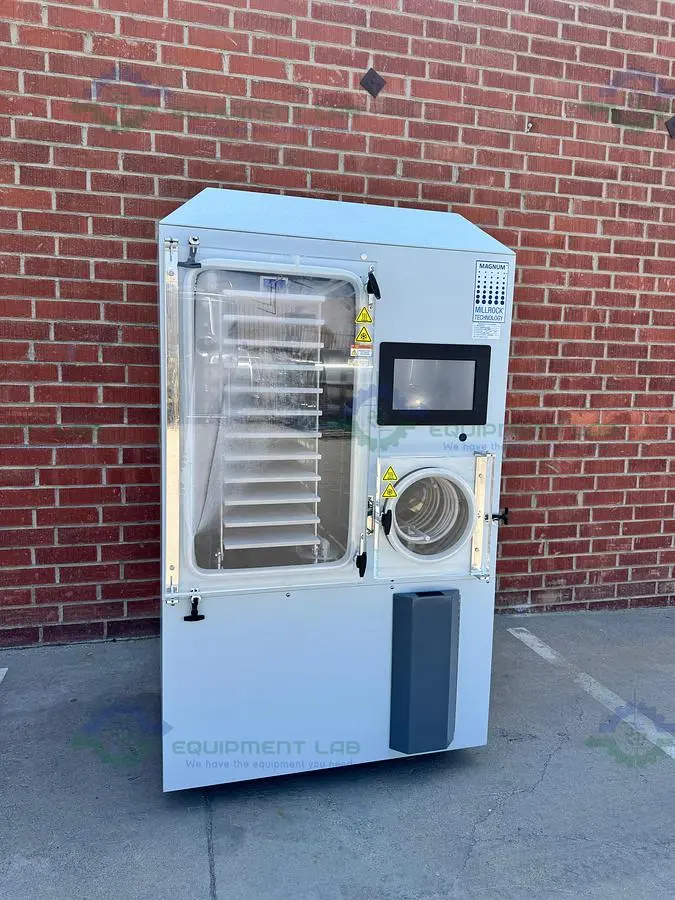 USED MILLROCK MAGNUM MG85B11 FREEZE DRYER LYOPHILIZER W/ 11 SHELVES MFG 2021