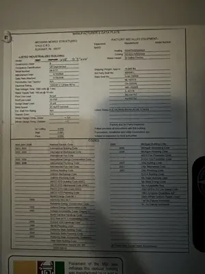 2008 MICHIANA MEN'S & WOMEN'S PORTABLE BATHROOM TRAILER: STOCK #23097