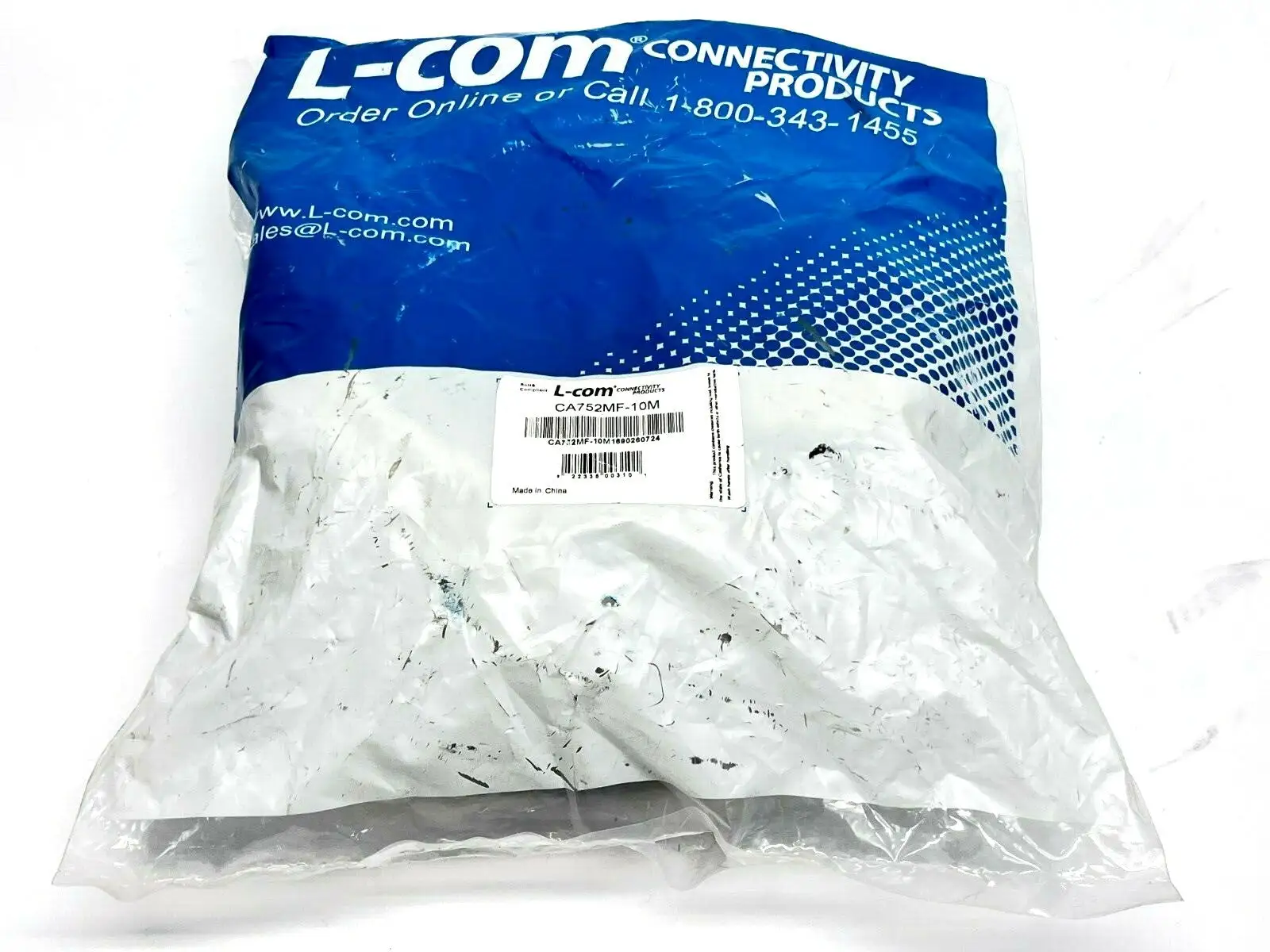 CA752MF-10M | L-com  Molded Cable SCSI-1 CN50 Male / Female 10m - New