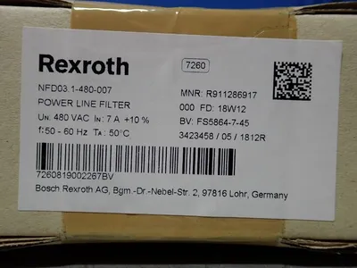 NEW BOSCH REXROTH NFD03.1480007