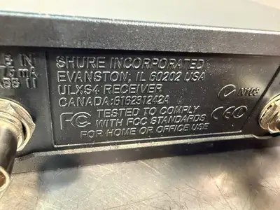 Shure ULXS4 Standard Diversity Receiver 662-698 (3.3.2)