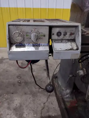 2 HP DOALL MODEL @PM-200V RAM TYPE VERTICAL MILL WITH POWER FEED & DRO: STOCK #22880