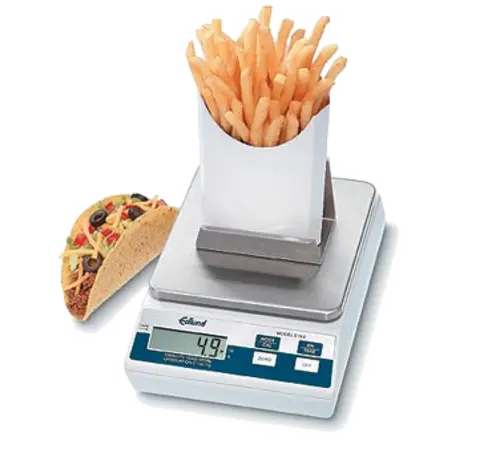 Edlund E-160 FF Counter Model Scale, French Fry Platform, Digital, 160 oz x 1/10 oz