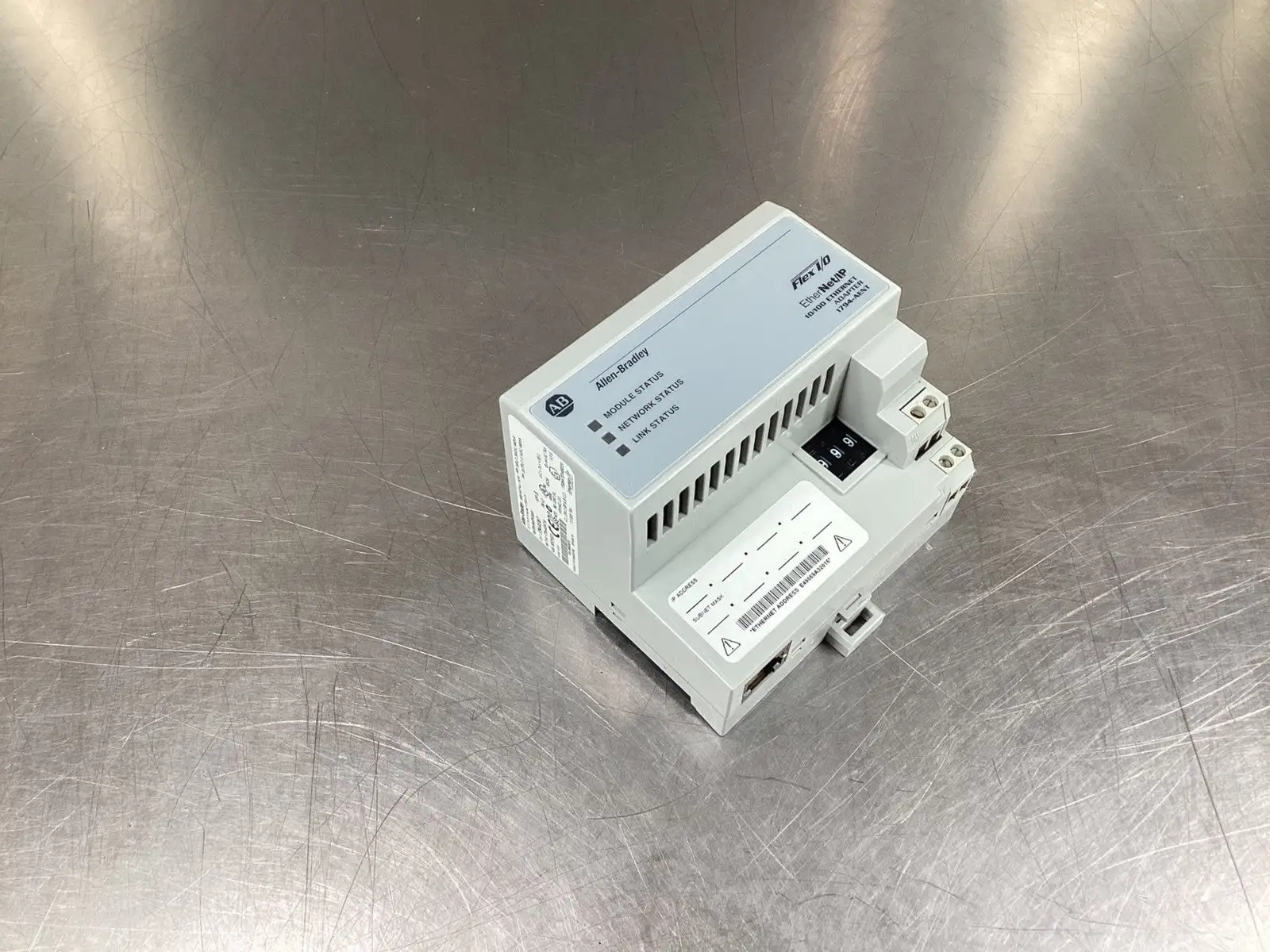 Used Allen-Bradley Allen Bradley Flex I/O 1794-AENT PLC Ethernet Equipment South Carolina US | Palmetto Automation #1514693