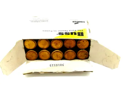 NEW LOT OF 10 BUSSMANN DLN-R-5 FUSES DLNR5